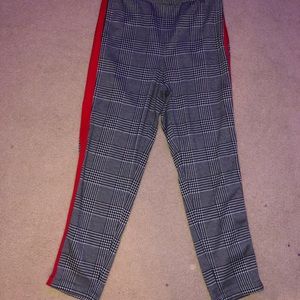 plaid trousers